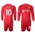 Camisola Liverpool Mane 10 Criança Equipamento Primeiro 2021-2022 Manga Comprida